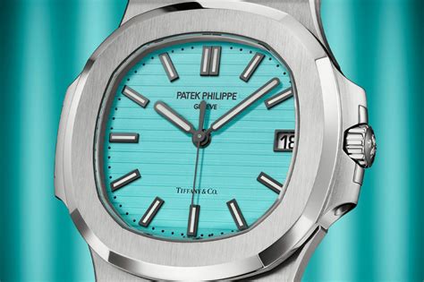 patek nautilus tiffany|patek philippe nautilus tiffany dial.